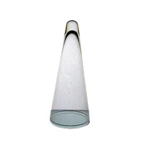 Glassware material cone shaped glass wall vase replacement for home hotel office and decoration