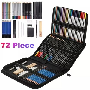 Ensemble de 72 crayons à <span class=keywords><strong>dessin</strong></span> et crayons de couleur, idéal pour les débutants et les artistes professionnels, <span class=keywords><strong>dessin</strong></span> artistique - Product Image 1