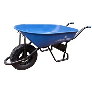 <span class=keywords><strong>Brouette</strong></span> robuste en métal de 80 L (5,5 pi) avec capacité de charge de 200 kg pour la construction, garantie 1 an - Product Image 2