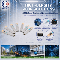 Módulo Óptico Kexint 400G OSFP, Transceptor de 425 Gbps 400 GbE, MMF 850nm 1310nm, Módulo de Fibra Óptica MPO-12 APC para Centro de Datos