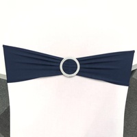 Vente en Gros de Bandes de Chaise Élastiques en Spandex avec Boucle pour Décorations d'Événements et de Banquets de Mariage