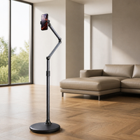 Nouvel Arrivage Support de Téléphone Réglable L59 avec Bras Cantilever Extensible de 70 cm pour Prises de Vue Plongeantes, avec Accessoires pour Solutions Fournisseur