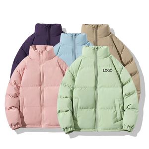 Chaqueta de Plumón Casual para Mujer, Diseño Nuevo de Invierno, Venta al Por Mayor de Fábrica, con Cierre de Cremallera, Chaqueta Varsity con Logotipo Personalizado - Product Image 1