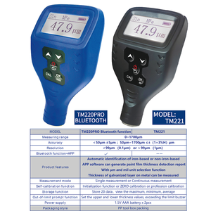 TM221 Autolack prüfgerät Beschichtung dicken messgerät Digital AUTO Film Paint Checker Dicken messgerät mit Daten speicher funktion - Product Image 2