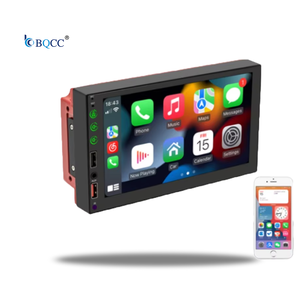 Reproductor Multimedia Universal para coche, reproductor inalámbrico de 7 pulgadas, <span class=keywords><strong>2</strong></span> Din, Android, RDS, FM, AM, táctil, USB, AUX, Mirror link, reproducción de películas - Product Image 1