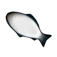 Assiette à dîner de style japonais en céramique pour la maison, nouvelle création personnalisée, restaurant commercial populaire, assiette à poisson cuit à la vapeur