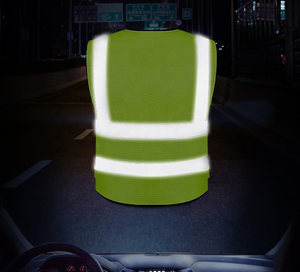WEJUMP Gilet de construction de sécurité industrielle le moins cher en gros Gilet de sécurité respirant réfléchissant avec poches à fermeture éclair - Product Image 5