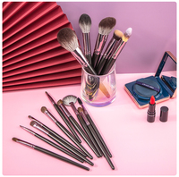 Zhengyi pinceaux de maquillage professionnel 15 pièce set cosmétiques un dollar noir professionnel maquillage brosse set outils luxe maquillage brosse