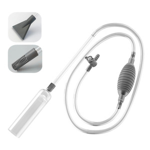 Venta al por mayor de accesorios para acuarios, cambiador de agua para peceras, Herramientas de limpieza duraderas, limpiador de grava para peceras, bomba de plástico, sifón - Product Image 1