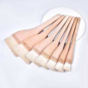 Pinceau à cheveux en laine <span class=keywords><strong>Fontainebleau</strong></span> Premium pour aquarelle, manche en bois, 3 pouces, pour coloration de grandes surfaces - Product Image 4