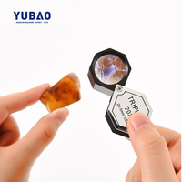 High Quality 10x 20x 30x Round Folding Hand Mini Magnify Mirror Magnifier Glass Magnifiers for Jewelry