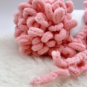 <span class=keywords><strong>Pas</strong></span> <span class=keywords><strong>cher</strong></span> Prix Crochet Couverture Oreiller <span class=keywords><strong>Chenille</strong></span> Fil À Tricoter À La Main Fil 100% Polyester Chunky Fine Doigt Boucle Fil - Product Image 3