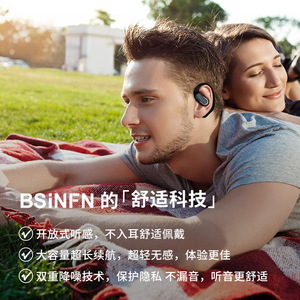 หูฟังไร้สายแบบเปิดหู Bsinfen Ows บลูทูธ 5.4 กันน้ำระดับ IPX5 สำหรับเล่นกีฬา - Product Image 3