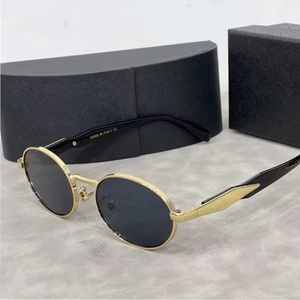 2024 Fashion Luxury Sun Glasses for Men and Women Oval Frame Designer Sun Glasses UV400 Lentes De Sol Sunglass Wholesale - Product Image 1
