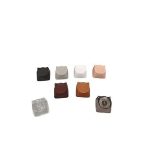 Ensemble de touches de clavier Ear Keycap, touches pastel mignonnes pour clavier mécanique, 8 couleurs, ergonomiques, à profil incurvé, avec tige MX, cadeau pour bureau - Product Image 5