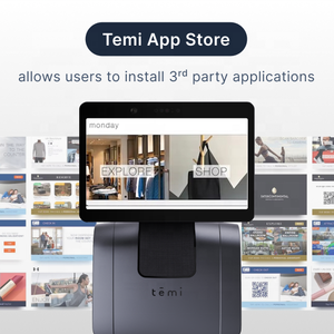 <span class=keywords><strong>Robot</strong></span> de service de restaurant IA Temi S1, le plus vendu, contrôlé par application, recharge automatique, navigation autonome, certifié CE/CCC, 110V-220V - Product Image 3