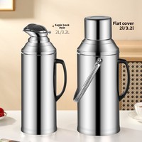 Thermos en acier inoxydable à isolation sous vide, isolation thermique 12-24h, grande capacité, pour les sports de plein air, les dortoirs étudiants, portable