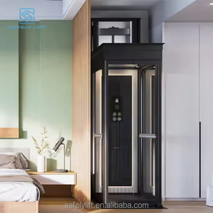 Kompakt Ev Asansörü Küçük Konut Asansörü Kolay Kurulum Hidrolik Villa Asansörü Otel Daire Kullanımı Paslanmaz Çelik - Product Image 3