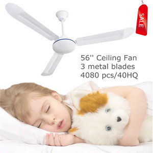 Ventilador <span class=keywords><strong>de</strong></span> Techo Industrial Gigante <span class=keywords><strong>de</strong></span> 56 Pulgadas (1400 mm) con Aspas Curvas Resistentes y Oscilación, para México y Sudamérica - Product Image 6