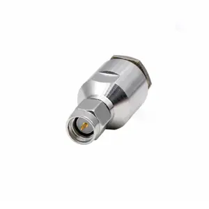 Mikrowellen-HF-Stecker SMA-Stecker gerade HF-Koaxial stecker Messing vernickelt Außen nadel schweißen SYV50-5 Kabel anschluss