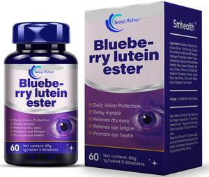 Cao cấp Blueberry <span class=keywords><strong>Lutein</strong></span> Ester viên chất chống oxy hó<span class=keywords><strong>a</strong></span> chăm sóc mắt bổ sung cho người lớn không cho phụ nữ mang thai - Product Image 1