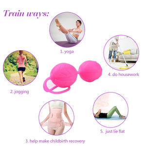 Aman silikon pintar <span class=keywords><strong>Kegel</strong></span> bola Ben Wa bola mengencangkan Vagina latihan mesin Vagina Geisha bola mainan seks untuk wanita - Product Image 4