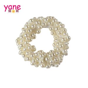 Bando rambut mutiara elastis mewah Fashion ikat rambut Aksesori rambut kualitas tinggi - Product Image 5