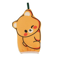 Éponges de bain personnalisées, animaux, enfants, pouf luffa, boule de maille, boule de douche en PE coloré, épurateur de dos