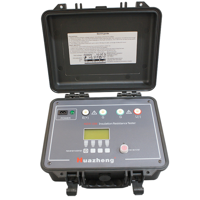Huazheng HZJY-15KV Digital High Voltage 4 Guard Terminal Ramp Test 15kV Insulation Resistance Tester