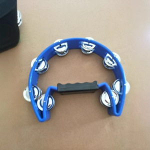 Anneaux de tambourin colorés à manivelle pour enfants, jouet musical, 4 pièces en plastique, unisexe, âge 2 à 4 ans - Product Image 2