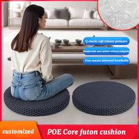 Coussin de siège respirant, lavable et anti-escarres en POE pour fauteuil roulant et chaise de bureau, soulagement de la sciatique et soutien du coccyx