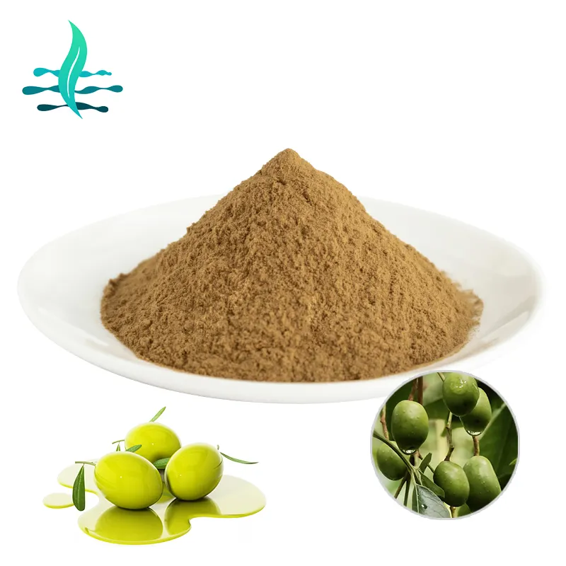 Hochwertiges Olivenblatt-Extraktpulver 98% Hydroxytyrosol-Pulver