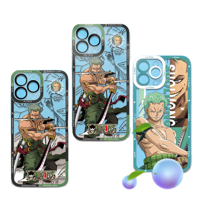 Anime One Piece Suoluong Cartoon Print Soft TPU Mobile Phone Case for iPhone 16 15 14 Plus 13 12 Mini 11 Pro Max XS XR