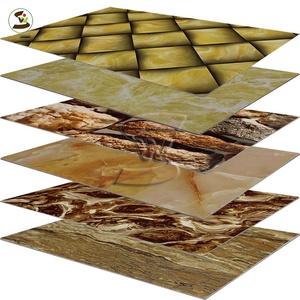 Lámina de <span class=keywords><strong>PVC</strong></span> con Recubrimiento UV Impermeable y Efecto Mármol, Más Vendida, con Servicio de Corte para Decoración del Hogar - Product Image 4