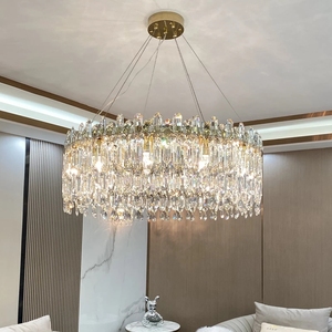 Nouvelle Arrivée Dropshipping K9 Cristal Pendentif <span class=keywords><strong>Lumière</strong></span> pour Salon Chambre <span class=keywords><strong>Lumière</strong></span> De Luxe Lustre - Product Image 3