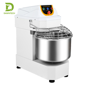 Machine à pétrir la pâte commerciale à double vitesse, bol et protection en acier inoxydable, pétrin à pain et à pizza - Product Image 3