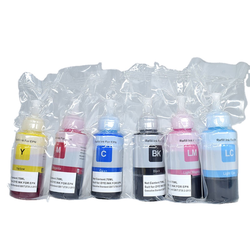 Kit de recarga de tinta para impressora epson, kit de recarga de tinta de impressão a base de água para impressora epson 673, 673