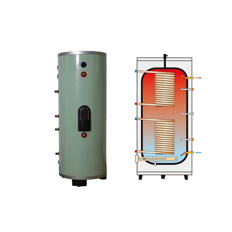 Gosbel CE Approved Custom heat pump domestic water tank hot water boiler 300 liters buffer tank floor heating solar