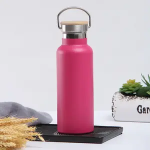 most popular items wholesale 750ml double-wall stainless steel sports drinking bottle water with convenient handle