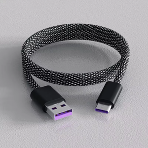 Câble de données magnétique Type-C PD 66W, charge rapide pour ordinateur, smartphone, imprimantes, tablette, Android, IOS, rétraction automatique - Product Image 4
