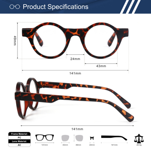 <span class=keywords><strong>Gafas</strong></span> de Lectura Redondas al por Mayor para <span class=keywords><strong>Hombre</strong></span> y Mujer, Montura Completa, <span class=keywords><strong>Gafas</strong></span> <span class=keywords><strong>Presbicia</strong></span>, Montura de PC, Lentes AC, Lectores al por Mayor +<span class=keywords><strong>1.5</strong></span> +2.0 +2.5 - Product Image 2