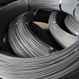 แท่งลวดเหล็กคอนกรีตอัดแข็งดึงเย็น (ลวดเหล็กพีซี) 5.8มม. 9มม. 12มม. มาตรฐาน ASTM ดัดเส้นลวดมาตรฐานสำหรับการก่อสร้าง - Product Image 1