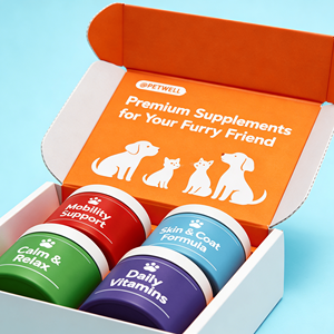Cajas de Cartón Corrugado para Envíos de Suplementos para Mascotas, Caja de Cartón Corrugado con Corte Troquelado, Embalaje Personalizado - Product Image 5