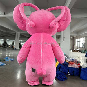 ชุดมาสคอตสติทช์เป่าลมแบบมืออาชีพสั่งทำได้ตามต้องการ ตัวละครการ์ตูนสีชมพู ชุดคอสเพลย์สำหรับขาย ขั้นต่ำ 1 ชิ้น - Product Image 4