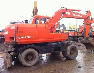 斗山DH55 DH60 DH150WV DX60-9 DX55 5吨6T 7t挖掘机使用dh130w dh140w DH60 DX60 Hyund轮式挖掘机韩国制造