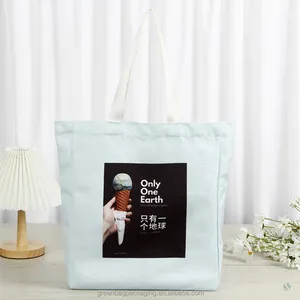 Pattern Cotton Sling Bag Bags Without Logo Customisnlogo Customizable Linen Packing Handloom Tote Cute Clothing Color String