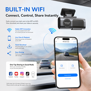 <span class=keywords><strong>Mini</strong></span> Cámara para Auto <span class=keywords><strong>DVR</strong></span> 4K, Doble Cámara 4K con Wifi y GPS, Lente Dual Delantera y Trasera, Caja Negra para Auto, Dashcam 4K - Product Image 6