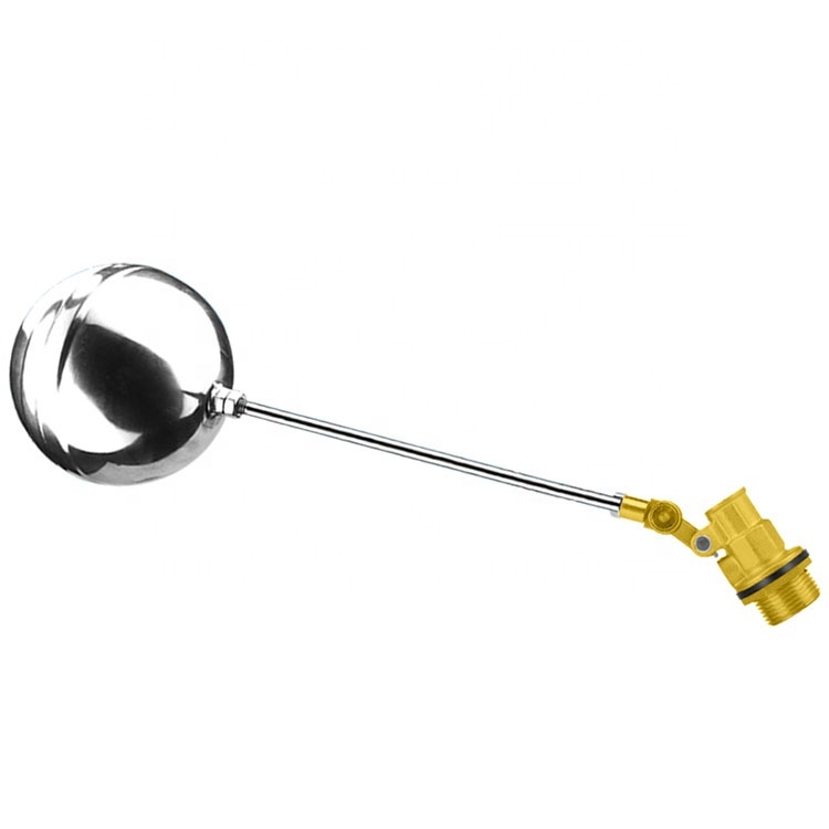 Acier inoxydable 304 poignée de robinet à tournant sphérique Fabricants de robinet à flotteur à porte en laiton