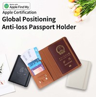 Localizador Antipérdida con Certificación MFI, Carga Inalámbrica y por Cable, para iOS, Compatible con Find My, para Pasaportes