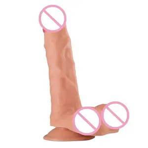 Commercio all'ingrosso realistico Dildo vibrante G Spot vibratore giocattoli del sesso spingendo Dildo vibratore modalità di spinta pene per le donne